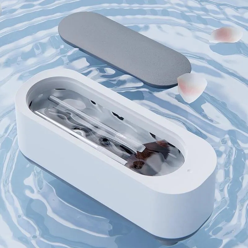 Ultrasonic Cleaner Machine Glasses Denture - 超音波洗浄機 ポータブル高周波振動メガネ ジュエリー 義歯ブラシヘッド 化粧ブラシクリーナー