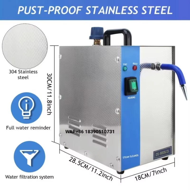 Jewelry Steam Cleaner Professional 2L - ホワイトプロフェッショナルジュエリースチームクリーナー 4バール 1300W 2L 高圧洗浄機 110/220V