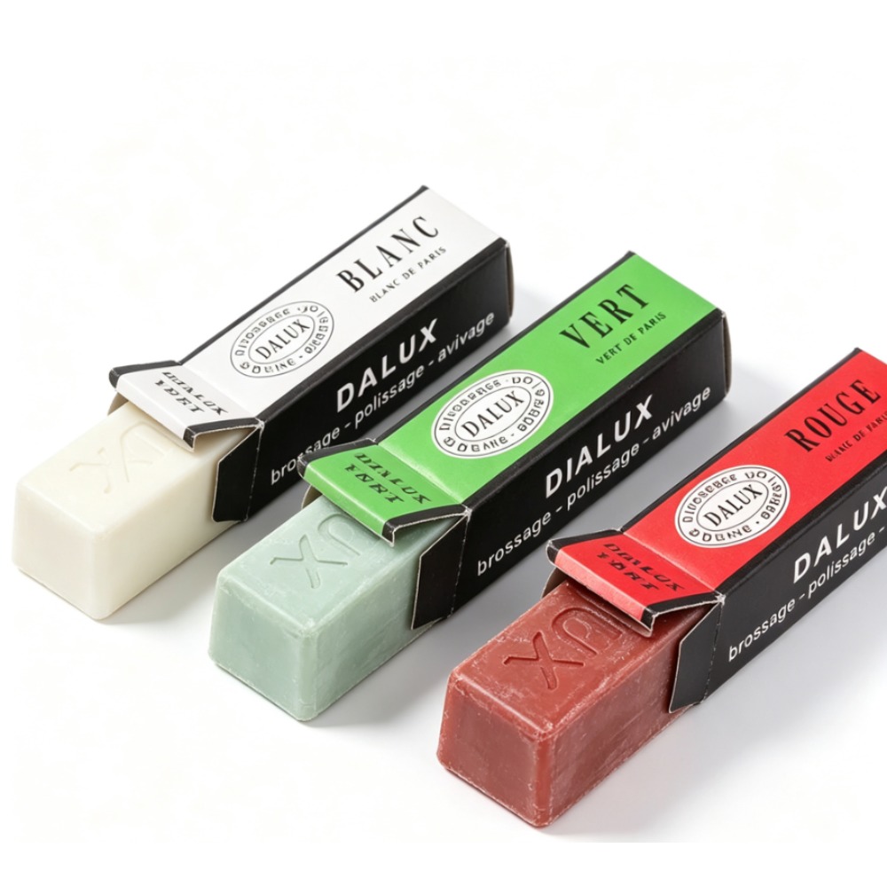 Jewelry Polishing Rouge Buffing Compound - 3個入り研磨剤ワックスバーセット、金銀ジュエリー金属研磨用のルージュグリーンホワイトバフ研磨ワックス