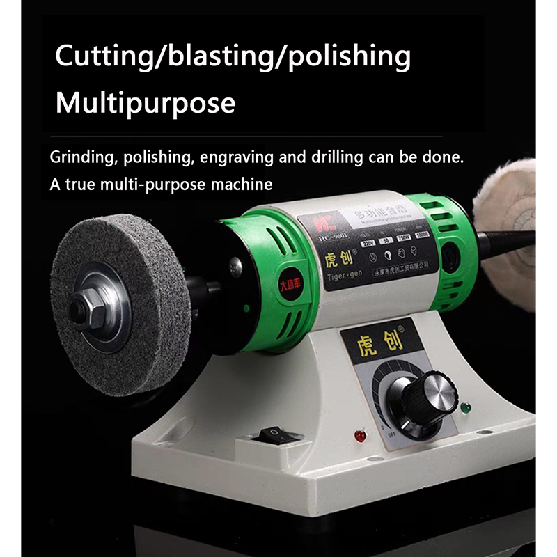 Bench Buffer Jewelry Polishing Machine - ベンチ旋盤ポリッシャーマシン、研磨バッファー、調整可能な可変速度、多機能ジュエリーロック