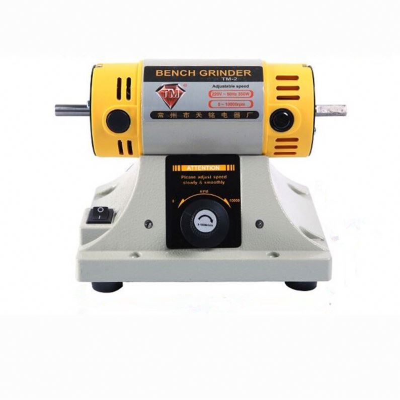 Bench Buffer Jewelry Polishing Machine - 110/220V プロ仕様 ジュエリー研磨機 ミニベンチポリッシャー 電動ウッドルーター 彫刻研磨機