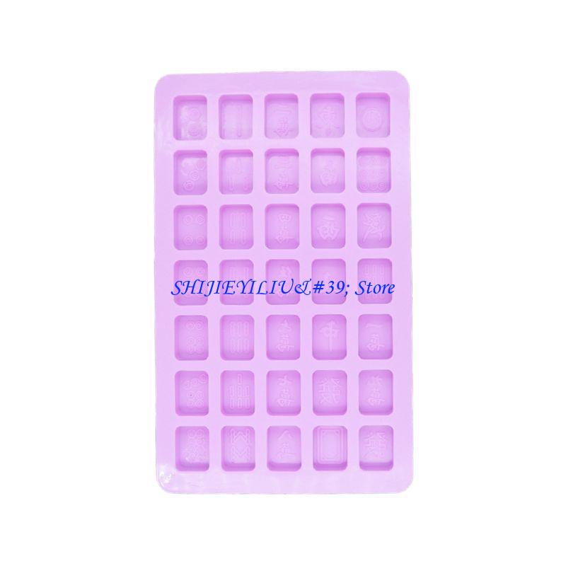 Casting Mold Jewelry Silicone Rubber - E21F 樹脂モールド中国麻雀デスクトップ装飾シリコーン小型麻雀金型 DIY クリエイティブモールド手作り麻雀ゲーム