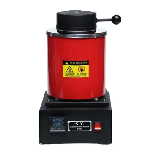 Gold Melting Furnace Crucible 2Kg - 2kg ミニポータブル金属金銀炉 グラファイトるつぼ付き 銅・アルミニウム・ジュエリー精錬用溶解炉