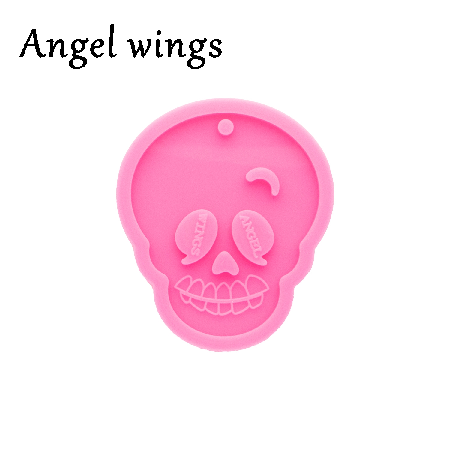 Casting Mold Jewelry Silicone Rubber - DY0537 明るいハロウィンスカルシリコーン樹脂鋳造金型キーホルダー用 - 樹脂金型 - エポキシ