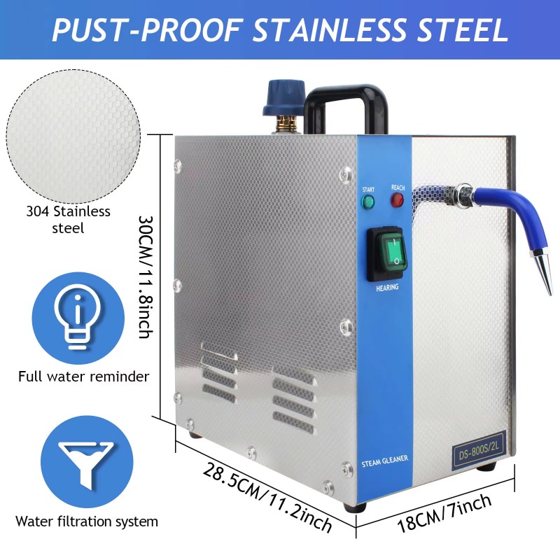 ホワイトプロフェッショナル 4バール圧力 2L 1300W  - Jewelry Steam Cleaner Professional 2L のレビューと価格