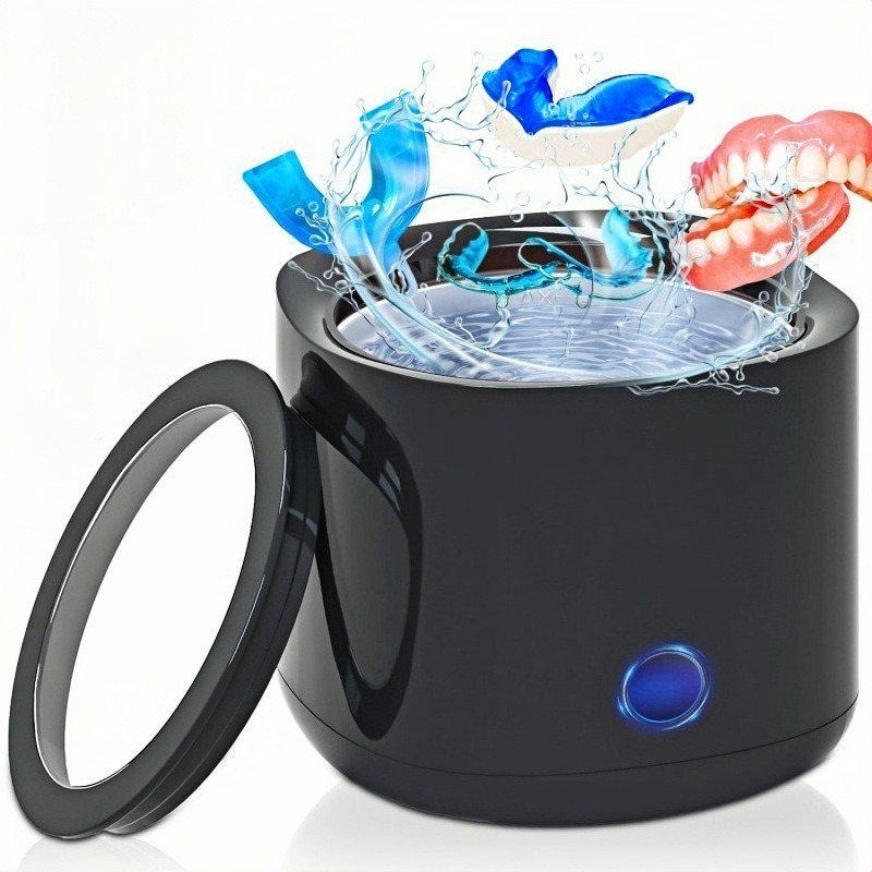 家庭用超音波洗浄機。入れ歯、歯ブラシのヘッド、矯正器具、メガ - Ultrasonic Cleaner Machine Glasses Denture のレビューと価格