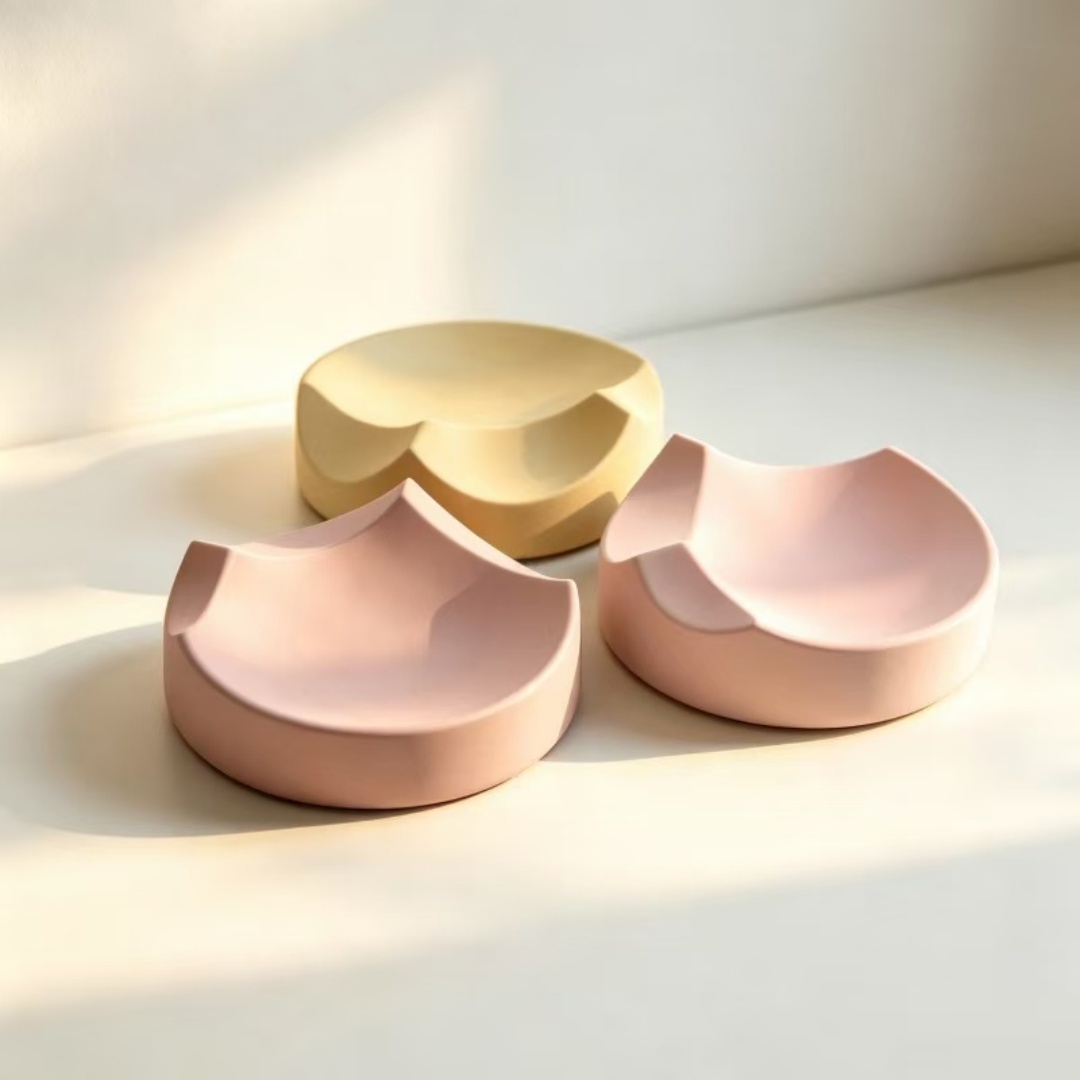 抽象的な山の形をした収納トレイ用シリコンモールド DIYコン - Casting Mold Jewelry Silicone Rubber のレビューと価格
