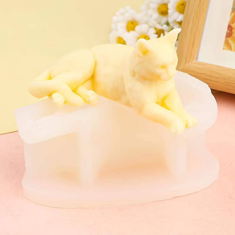 クリエイティブなシリコン製猫型モールド、1個入りDIY手作り - Casting Mold Jewelry Silicone Rubber のレビューと価格
