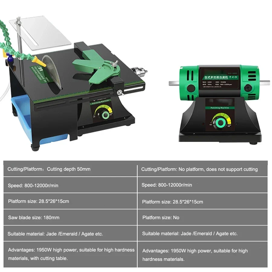 2025年式 1950W可変速ベンチバフ研磨機 ミニジュエリ - Bench Buffer Jewelry Polishing Machine のレビューと価格