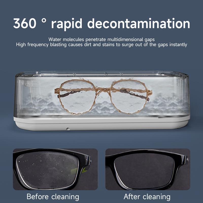 新しい超音波洗浄機 650ml ミニ 高周波振動式洗浄機。メ - Ultrasonic Cleaner Machine Glasses Denture のレビューと価格