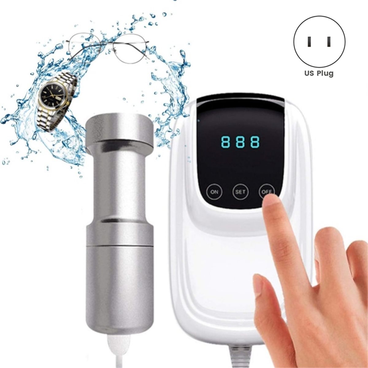 【BRILLIANT】超音波洗浄器、歯科用ジュエリー、メガネ - Ultrasonic Jewelry Cleaner Digital Timer のレビューと価格
