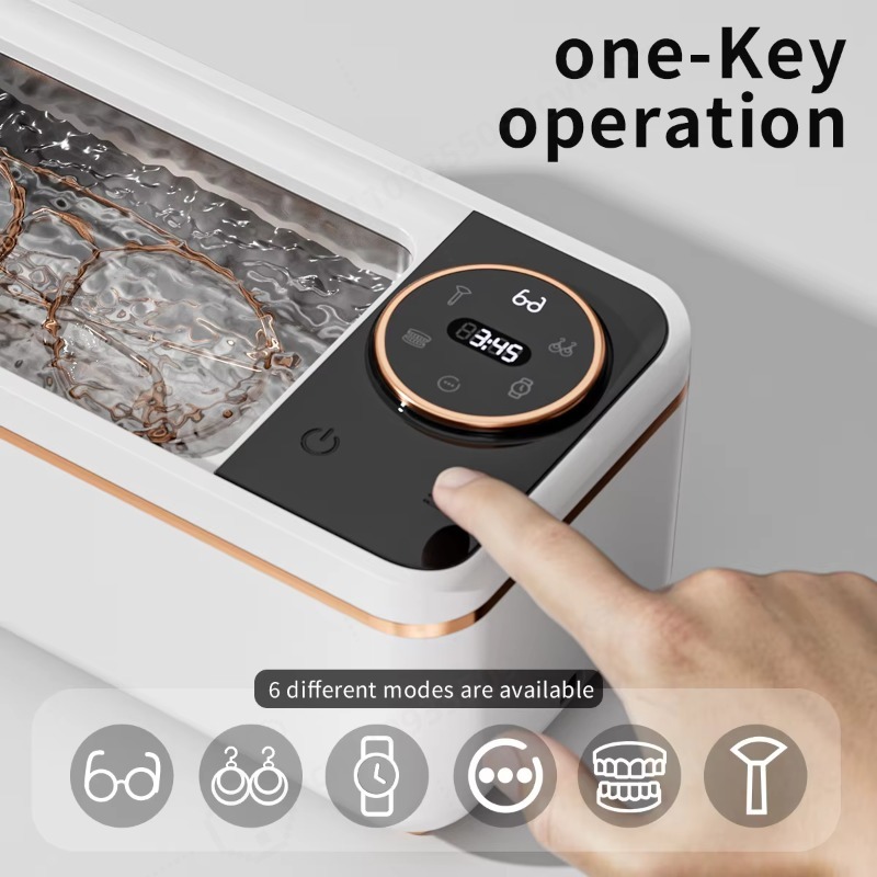 超音波48kHzメガネクリーナー、音波技術を用いた入れ歯クリ - Ultrasonic Cleaner Machine Glasses Denture のレビューと価格