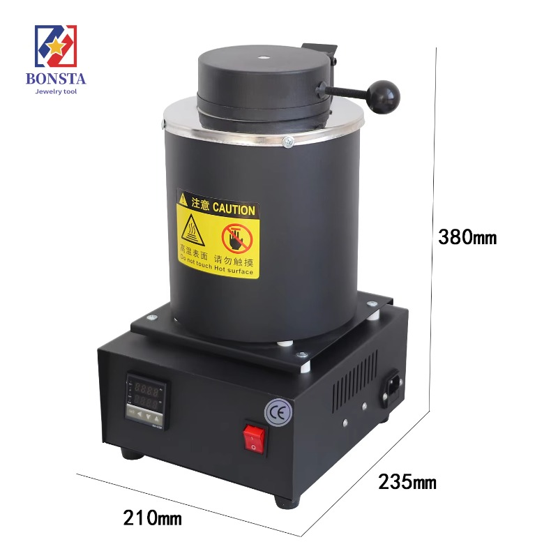 大人気！2kgの小型ポータブル金属溶解炉。金、銀、銅、アルミ - Gold Melting Furnace Crucible 2Kg のレビューと価格
