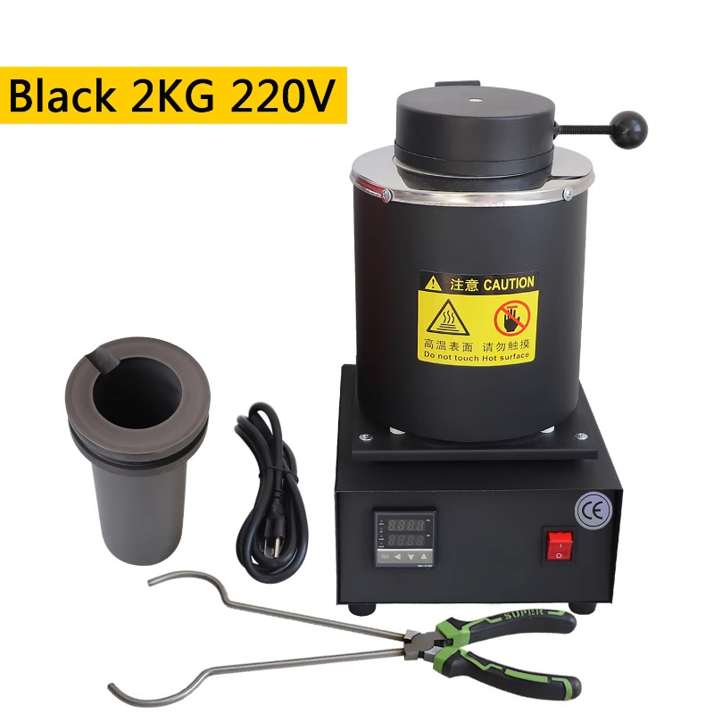 大人気！2kgの小型ポータブル金属溶解炉。金、銀、銅、アルミ - Gold Melting Furnace Crucible 2Kg のレビューと価格