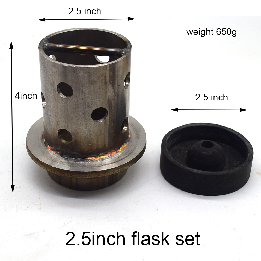2.5*4 インチセットジュエリー鋳造フラスコゴムスプルーベ - Casting Mold Jewelry Silicone Rubber のレビューと価格