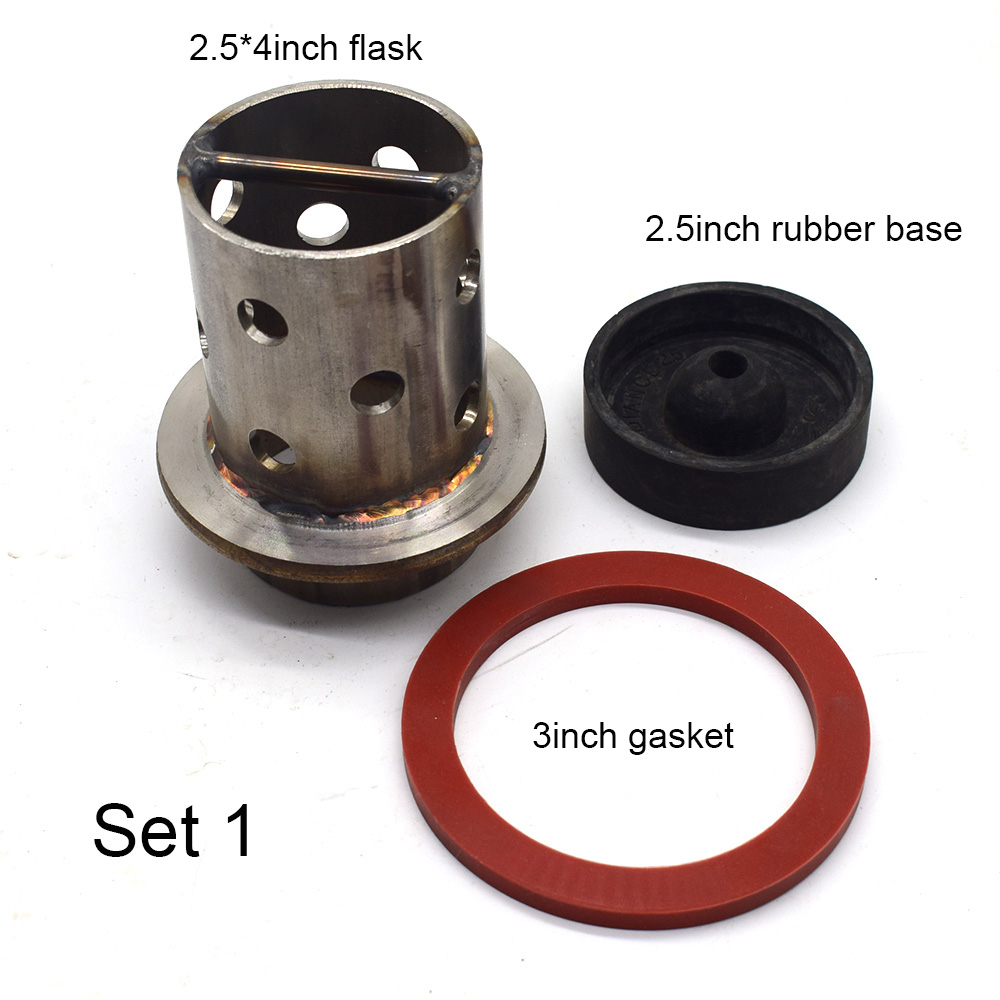 2.5*4 インチセットジュエリー鋳造フラスコゴムスプルーベ - Casting Mold Jewelry Silicone Rubber のレビューと価格
