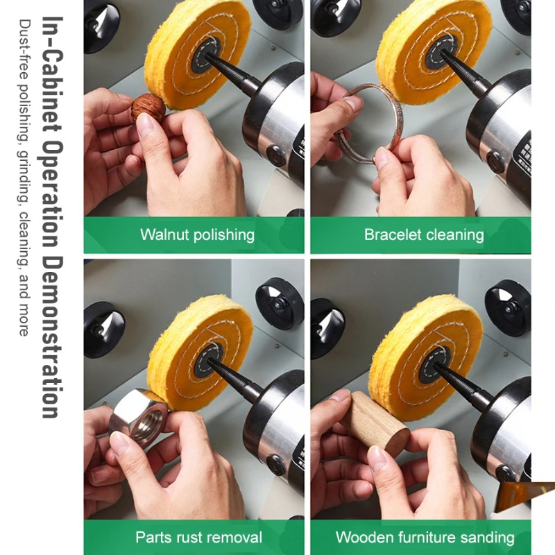 200W ジュエリー研磨機 ベンチバッファーポリッシャー 2 - Bench Buffer Jewelry Polishing Machine のレビューと価格