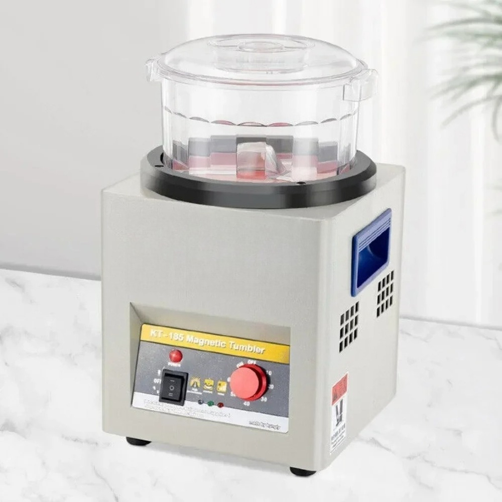KT-185 磁気タンブラー 180mm ジュエリーポリッシ - Jewelry Magnetic Tumbler Polisher Pin のレビューと価格