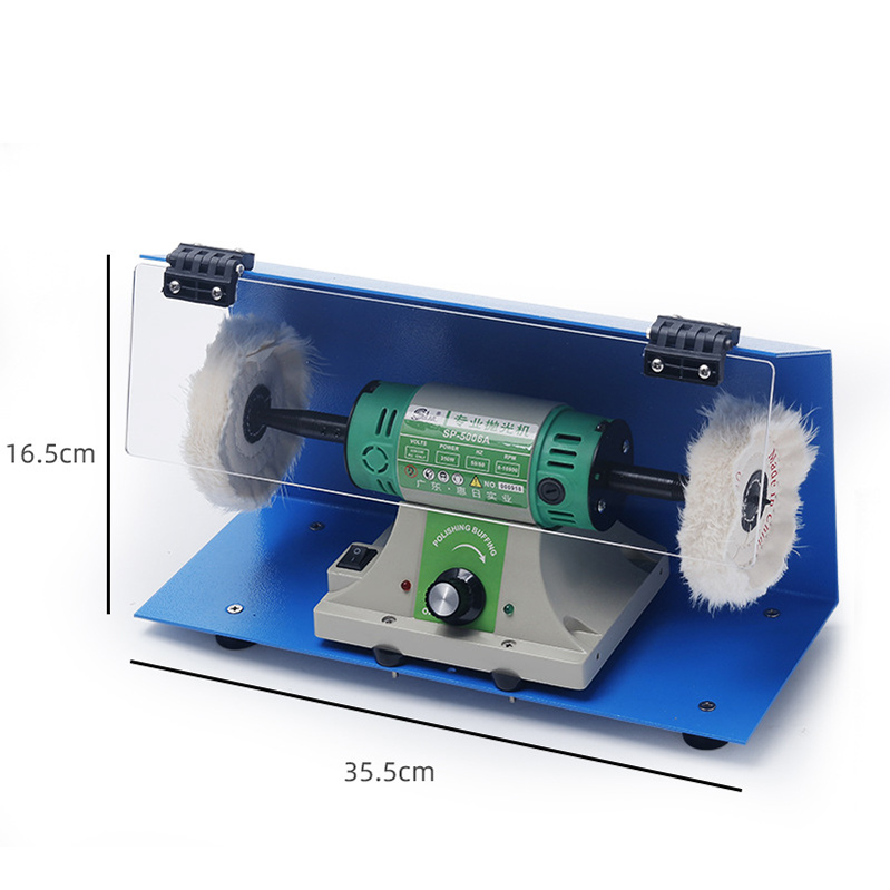 高品質安全モーターバッファーマシンジュエリー研磨機ベンチ旋盤 - Bench Buffer Jewelry Polishing Machine のレビューと価格