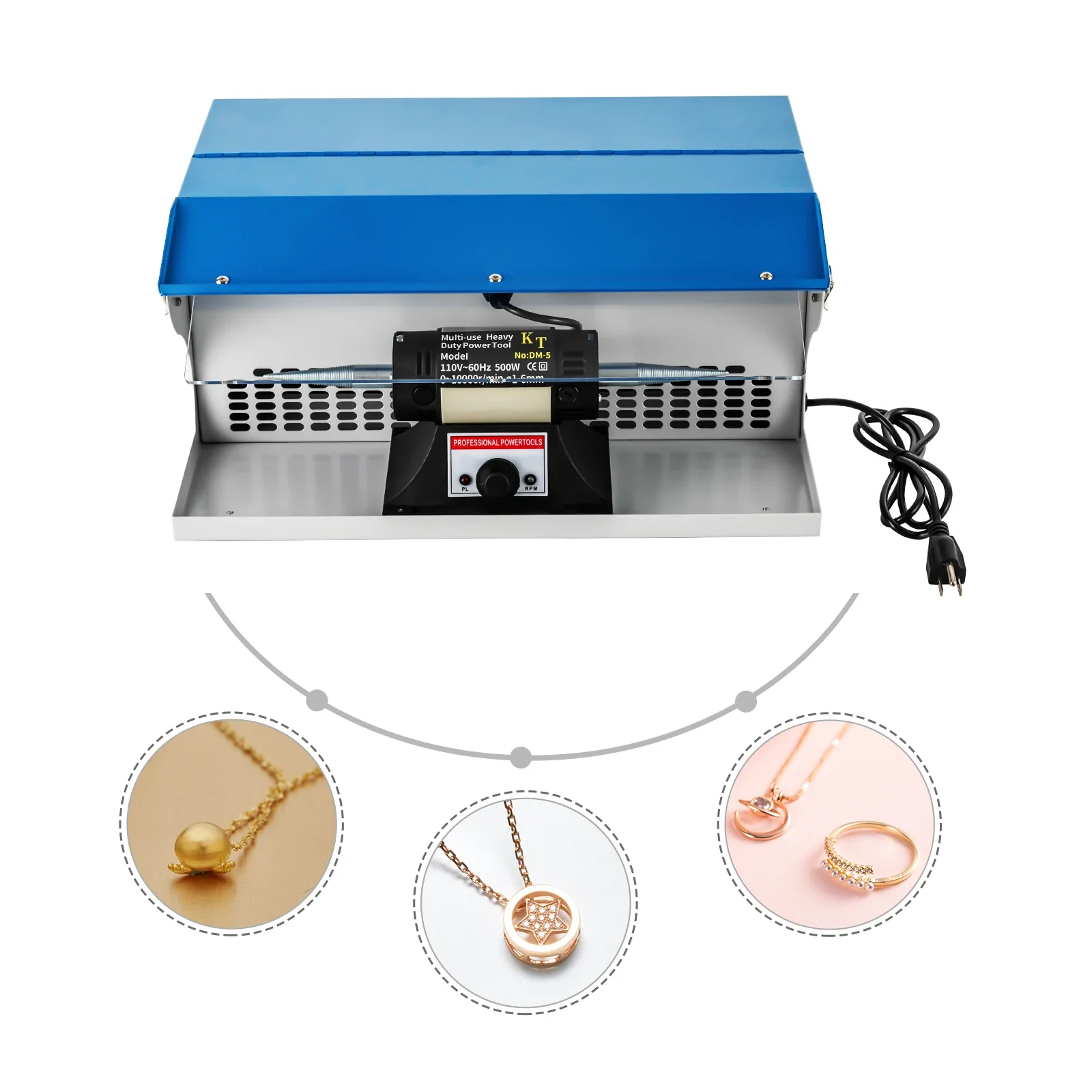 ジュエリーポリッシャーマシン、研磨バフ研磨機、110V強力ジ - Bench Buffer Jewelry Polishing Machine のレビューと価格