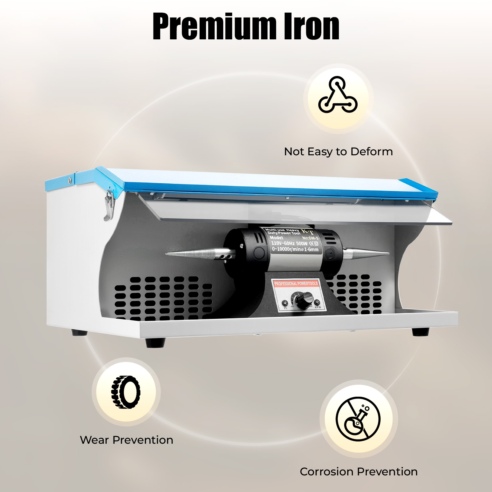 ジュエリーポリッシャーマシン、研磨バフ研磨機、110V強力ジ - Bench Buffer Jewelry Polishing Machine のレビューと価格