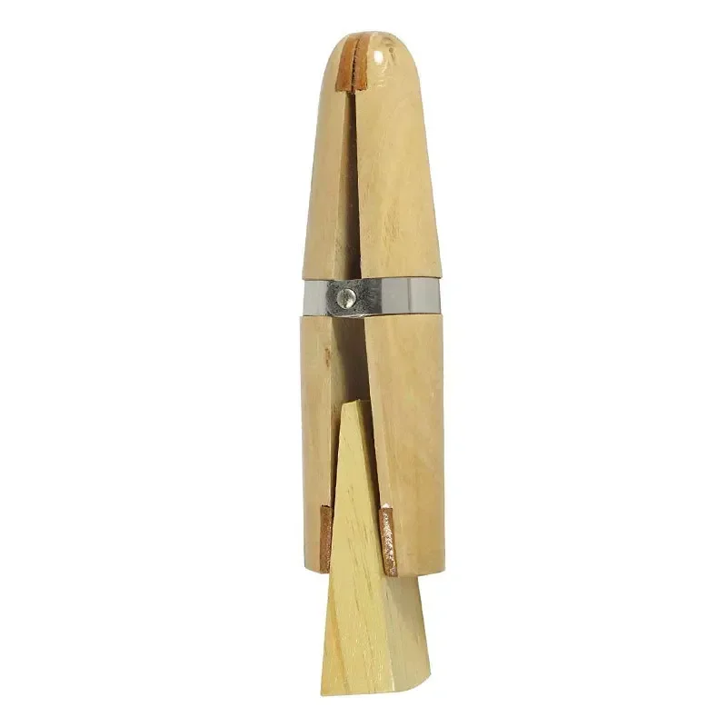 プロの木製リングクランプ木製ウェッジ革顎ハンドツール石セッテ - Ring Clamp Wood Jewelry Setting Tool のレビューと価格