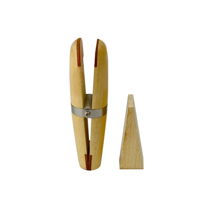 プロの木製リングクランプ木製ウェッジ革顎ハンドツール石セッテ - Ring Clamp Wood Jewelry Setting Tool のレビューと価格