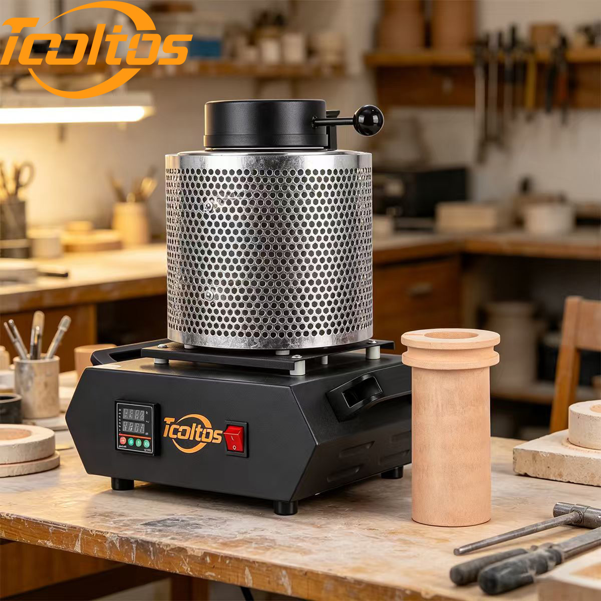 TOOLTOS ジュエリー ゴールド溶解炉 1150 ° C - Gold Melting Furnace Crucible 2Kg のレビューと価格
