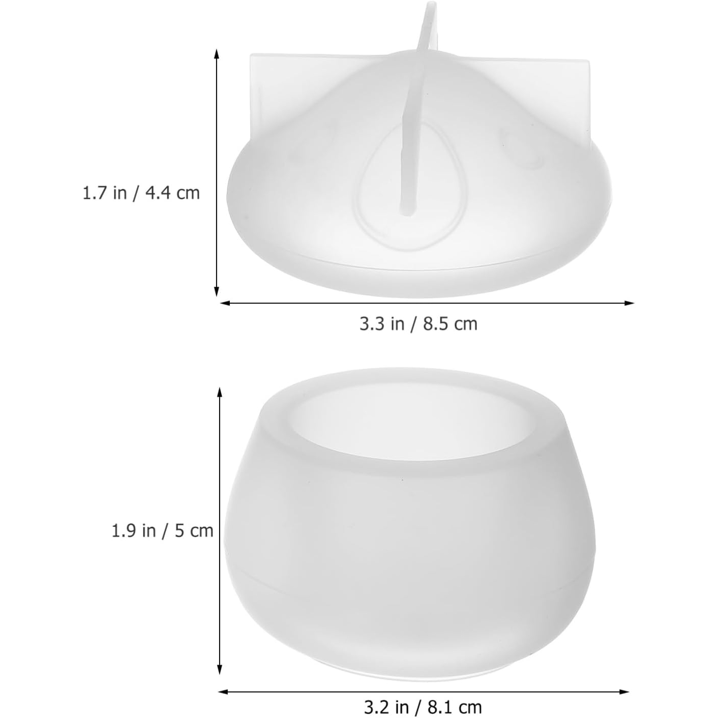 きのこ型の樹脂型シリコンエポキシ型蓋付きジャー型エポキシ樹脂 - Casting Mold Jewelry Silicone Rubber のレビューと価格