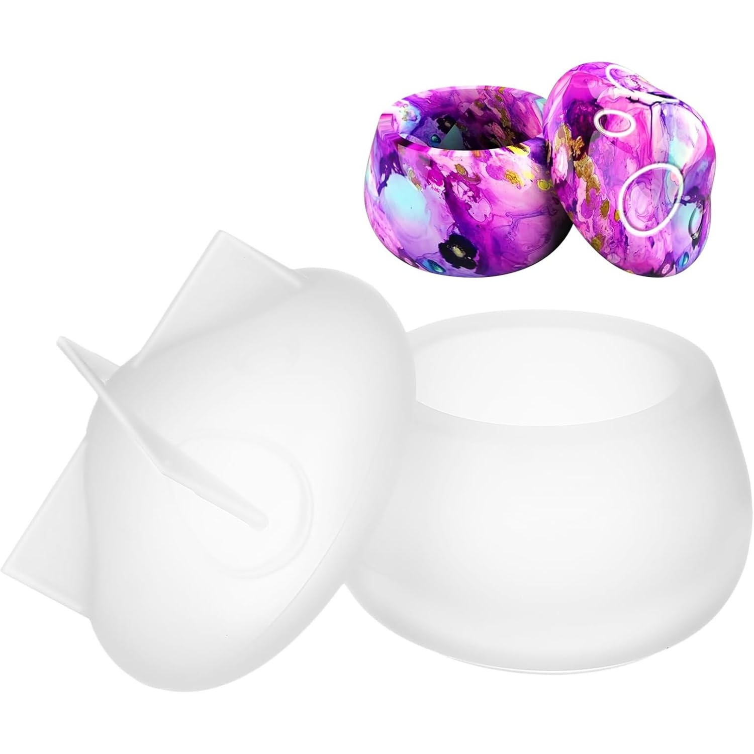きのこ型の樹脂型シリコンエポキシ型蓋付きジャー型エポキシ樹脂 - Casting Mold Jewelry Silicone Rubber のレビューと価格