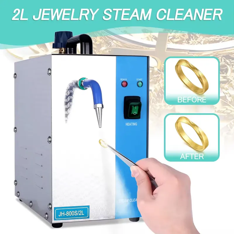 1300Wのプロ仕様スチームクリーナー。2Lタンク、4気圧、 - Jewelry Steam Cleaner Professional 2L のレビューと価格