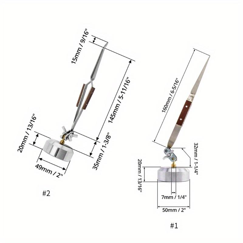 はんだ付けツール サードハンド ピンセット付き ジュエリー製 - Third Hand Soldering Tweezers Base のレビューと価格