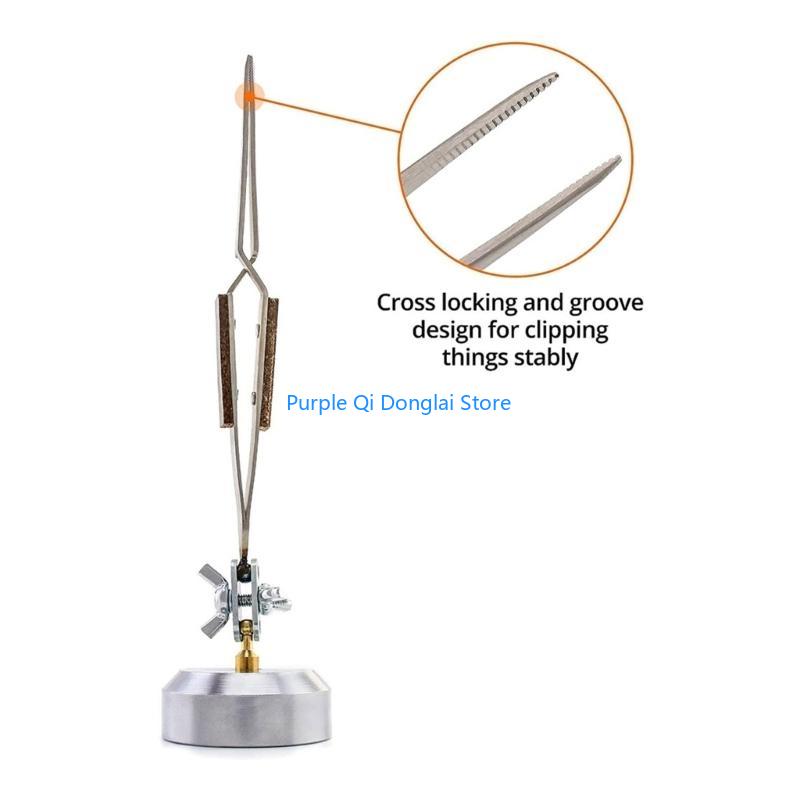 L21E サードハンドピンセット はんだ付けピンセット 回転 - Third Hand Soldering Tweezers Base のレビューと価格