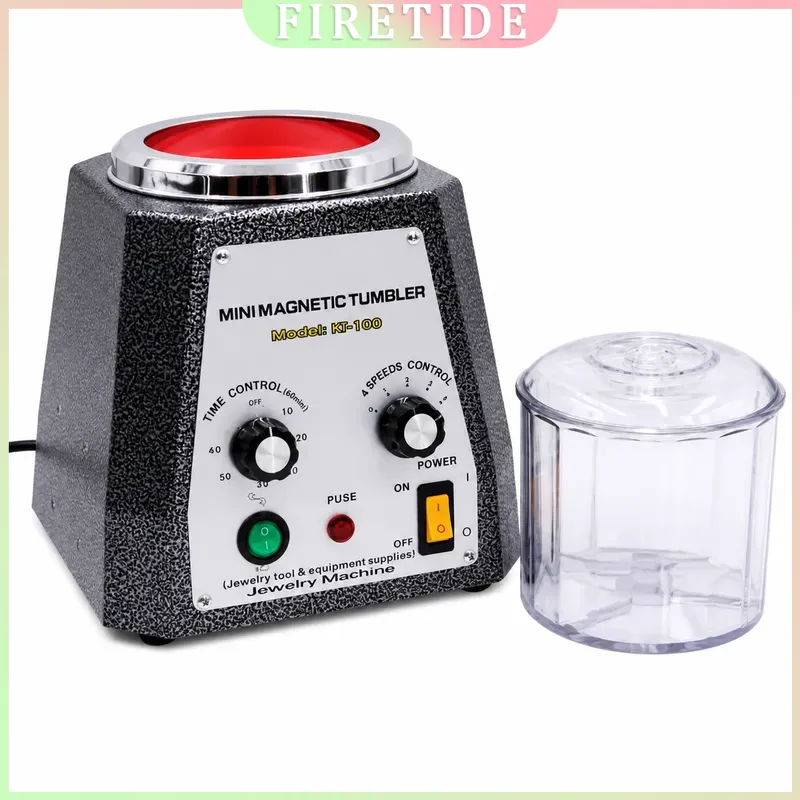 磁気ピンタンブラー研磨機、速度調整可能な回転式ポリッシャー、 - Jewelry Magnetic Tumbler Polisher Pin のレビューと価格