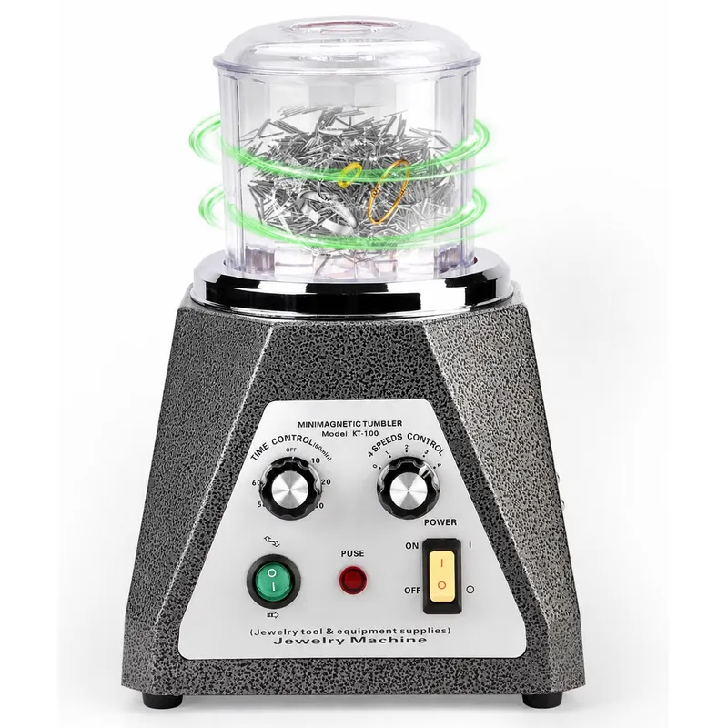 磁気ピンタンブラー研磨機、速度調整可能な回転式ポリッシャー、 - Jewelry Magnetic Tumbler Polisher Pin のレビューと価格