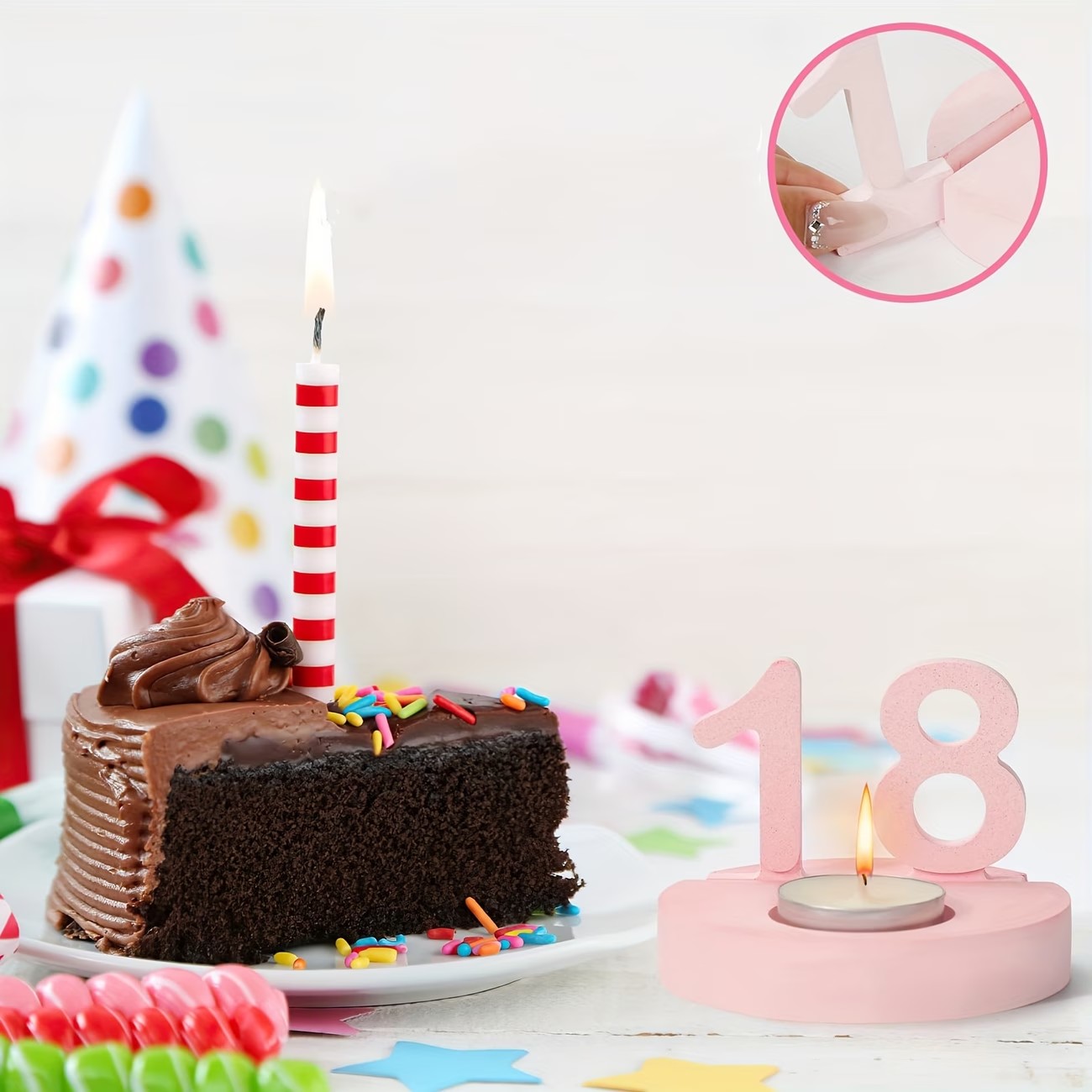 誕生日キャンドル数字型、シリコンキャンドルホルダー型セット、 - Casting Mold Jewelry Silicone Rubber のレビューと価格