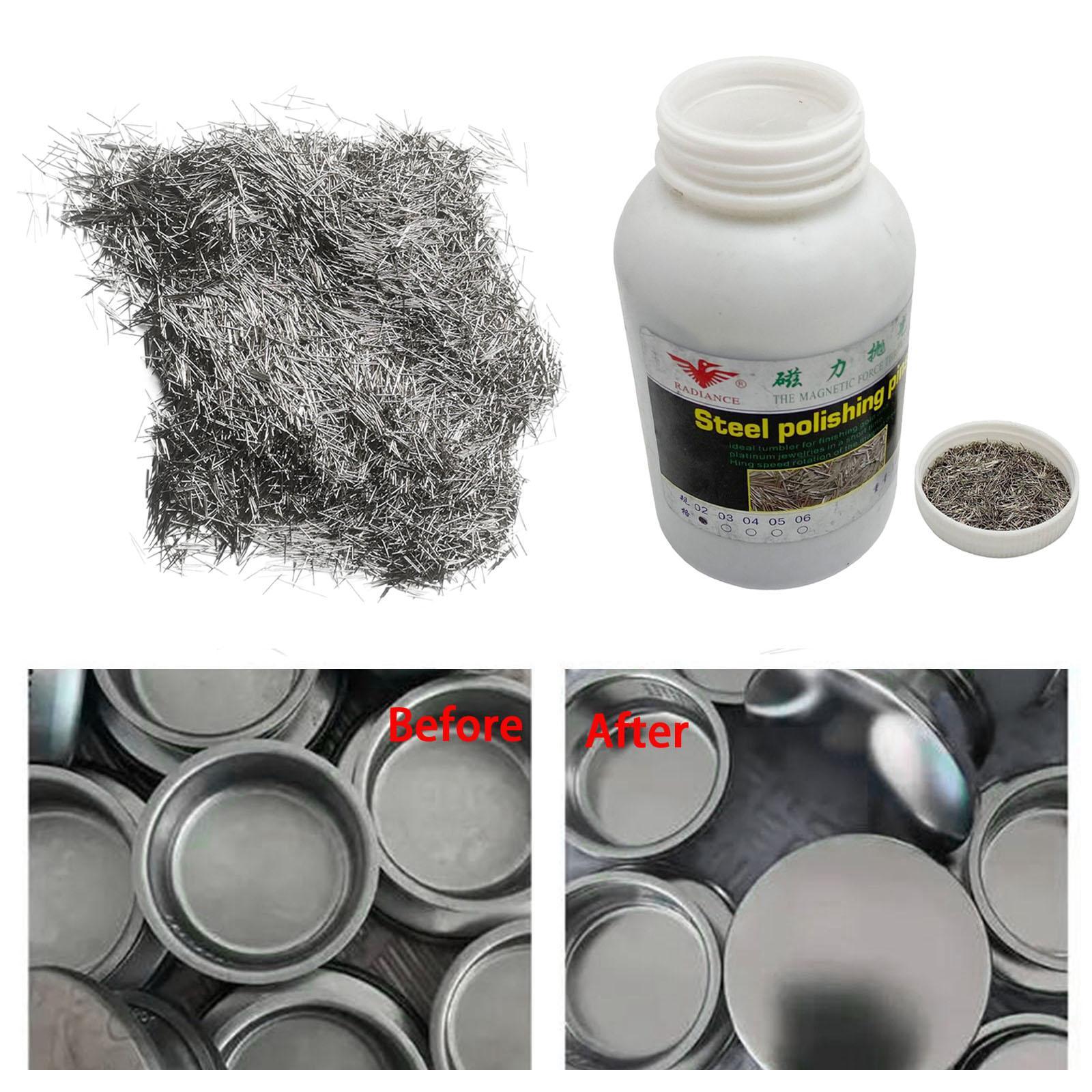 磁性研磨材、スチールピン、ジュエリー用タンブラー研磨機、金属 - Jewelry Magnetic Tumbler Polisher Pin のレビューと価格