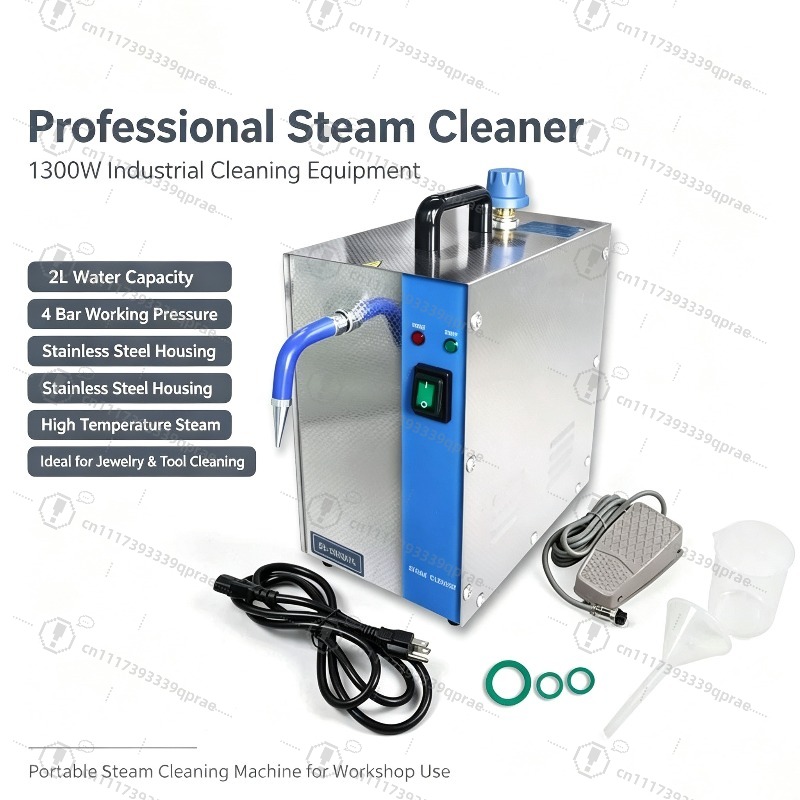 プロ仕様1300Wスチームクリーナー2L業務用クリーナー4バ - Jewelry Steam Cleaner Professional 2L のレビューと価格