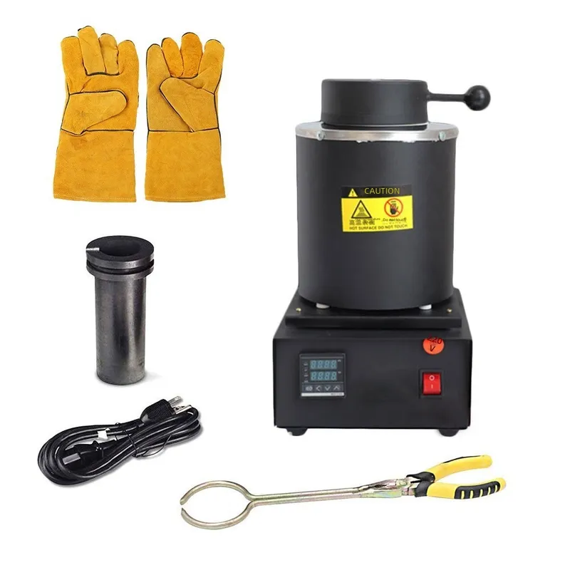2kg対応のポータブル金属溶解炉、金・銀・アルミニウム溶解機 - Gold Melting Furnace Crucible 2Kg のレビューと価格