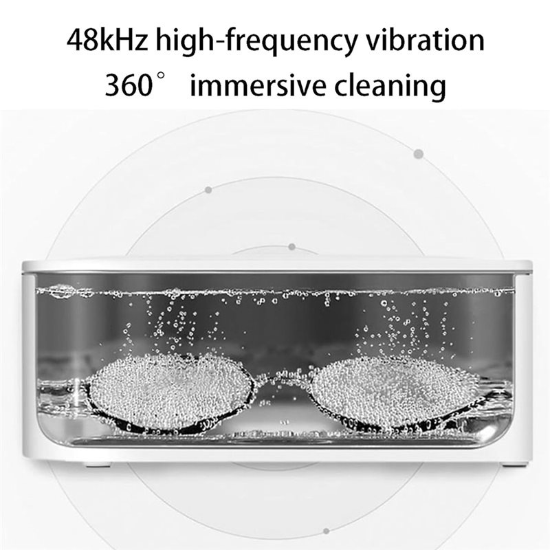 A84G 超音波歯科用クリーナー 48kHz、ジュエリーやメ - Ultrasonic Cleaner Machine Glasses Denture のレビューと価格