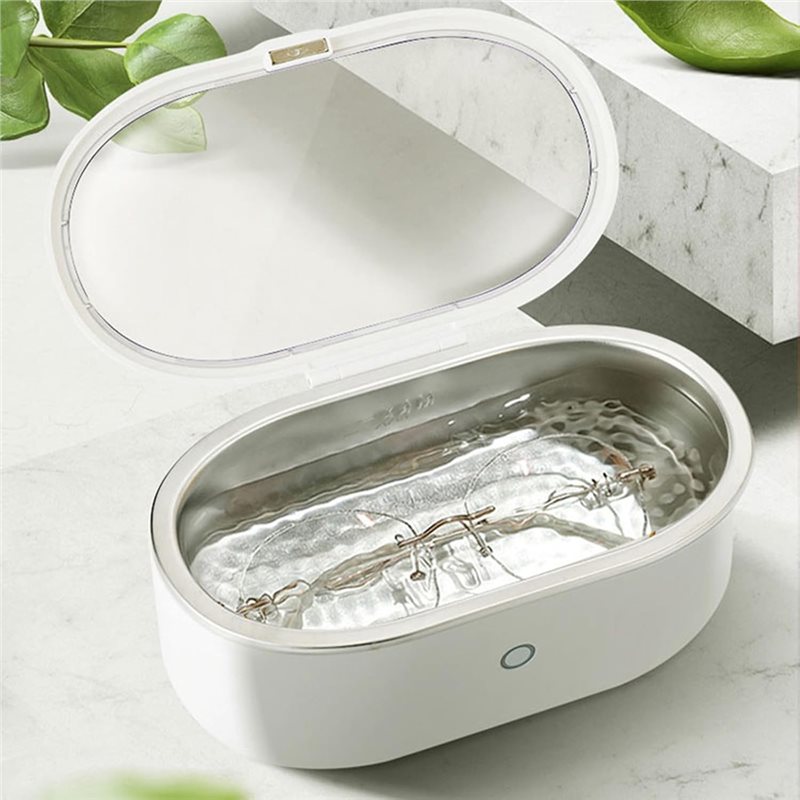 A84G 超音波歯科用クリーナー 48kHz、ジュエリーやメ - Ultrasonic Cleaner Machine Glasses Denture のレビューと価格