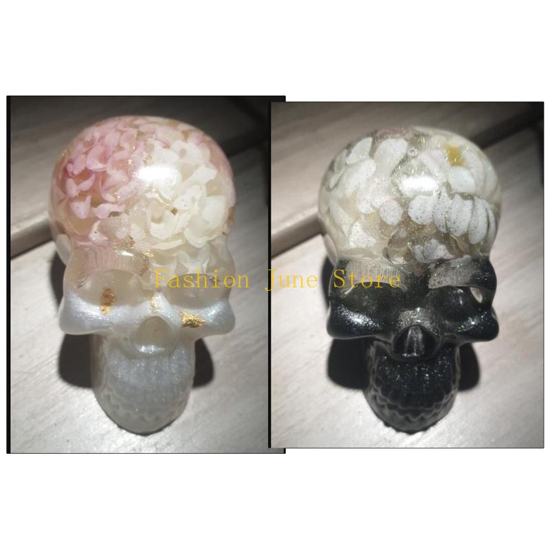 N5KA 頭蓋骨エポキシ樹脂モールドハロウィンキャンドルシリ - Casting Mold Jewelry Silicone Rubber のレビューと価格