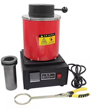 2kg ミニポータブル金属金銀炉 グラファイトるつぼ付き 銅 - Gold Melting Furnace Crucible 2Kg のレビューと価格