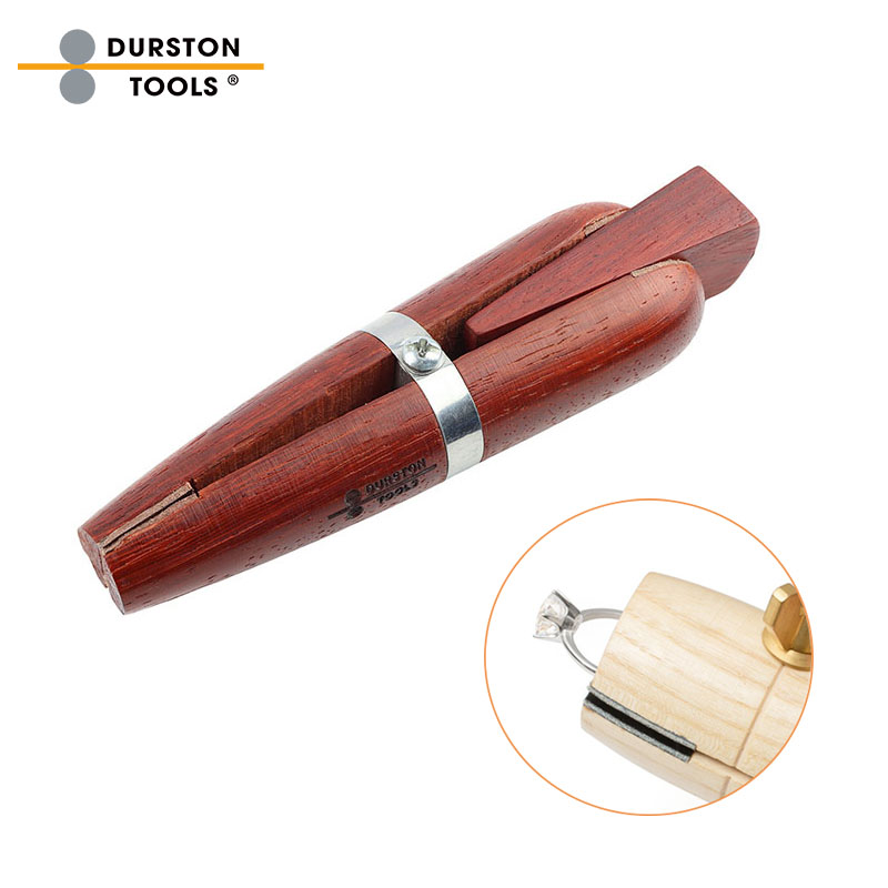 デュルストン製 木製リングクランプ（楔付き）、パダック材、二 - Ring Clamp Wood Jewelry Setting Tool のレビューと価格