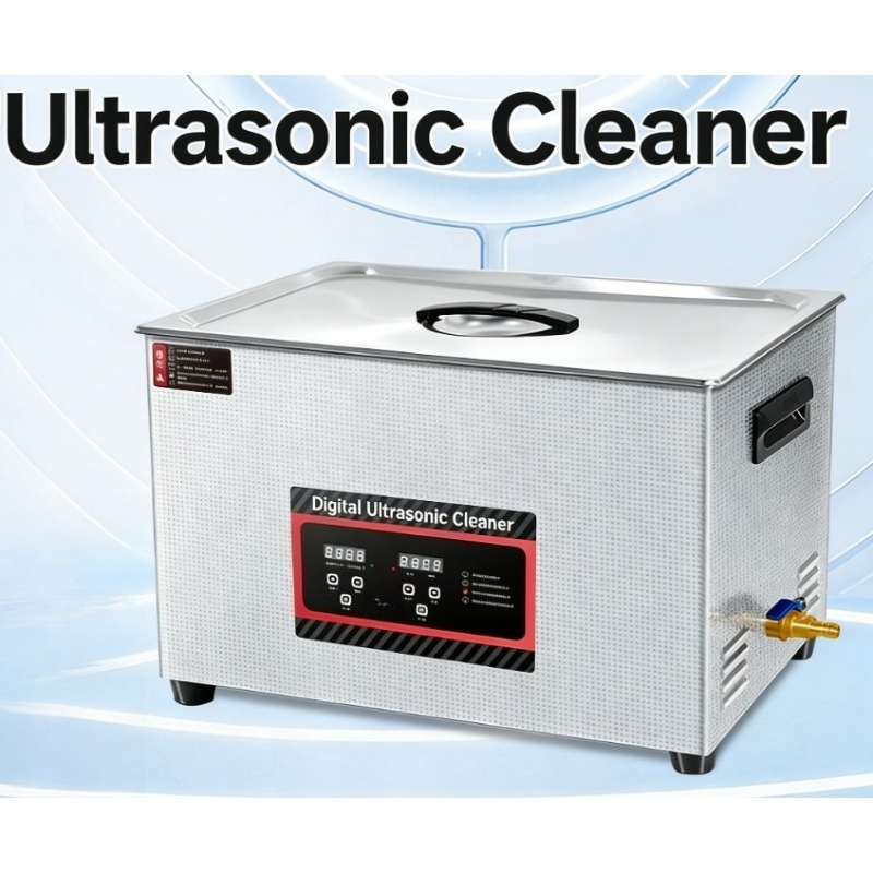 高品質電動デジタルタイマー付き超音波洗浄機、ステンレス製タン - Ultrasonic Jewelry Cleaner Digital Timer のレビューと価格