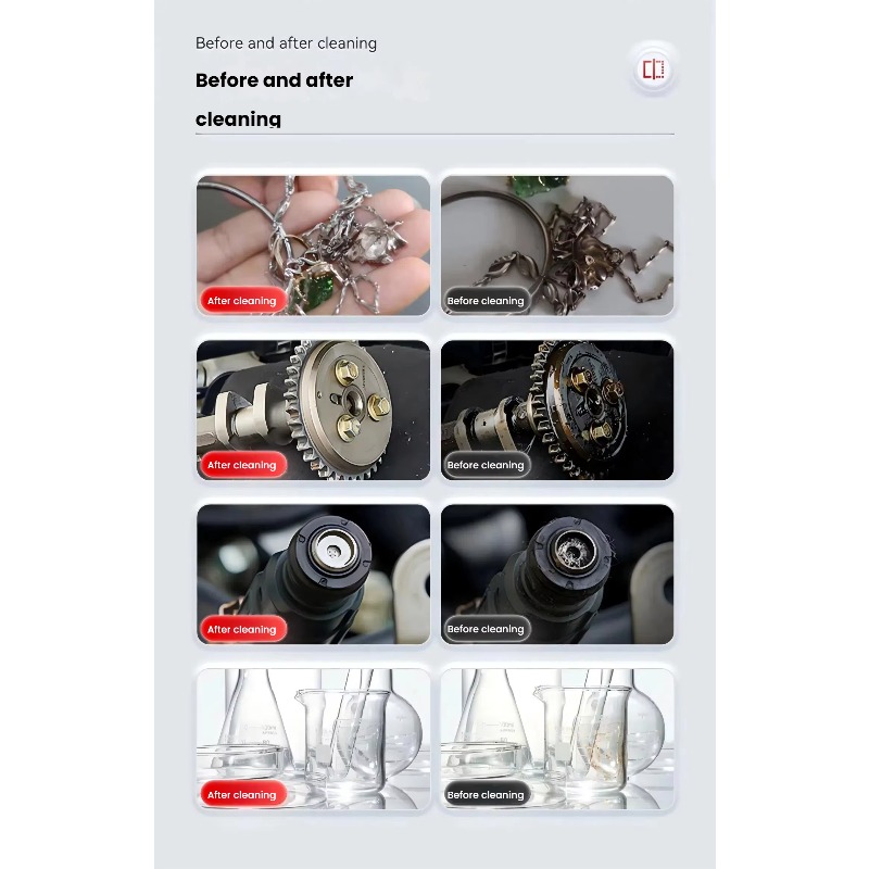 高品質電動デジタルタイマー付き超音波洗浄機、ステンレス製タン - Ultrasonic Jewelry Cleaner Digital Timer のレビューと価格