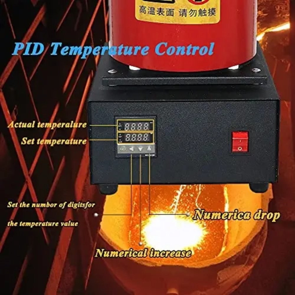 NIUPIKA 電気金溶解炉 2KG/3KG るつぼ付きジュ - Gold Melting Furnace Crucible 2Kg のレビューと価格